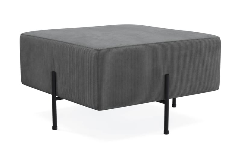 Menard Compact Sittpuff 70 cm Kvadratisk - Grå - Möbler - Fåtölj & stolar - Pall & puff - Sittpuff