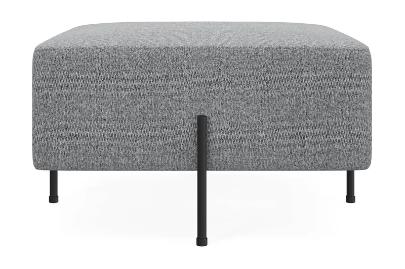 Menard Compact Sittpuff 70 cm Kvadratisk - Grå - Möbler - Fåtölj & stolar - Pall & puff - Sittpuff