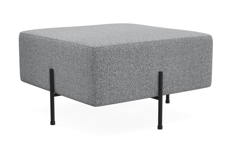 Menard Compact Sittpuff 70 cm Kvadratisk - Grå - Möbler - Fåtölj & stolar - Pall & puff - Sittpuff