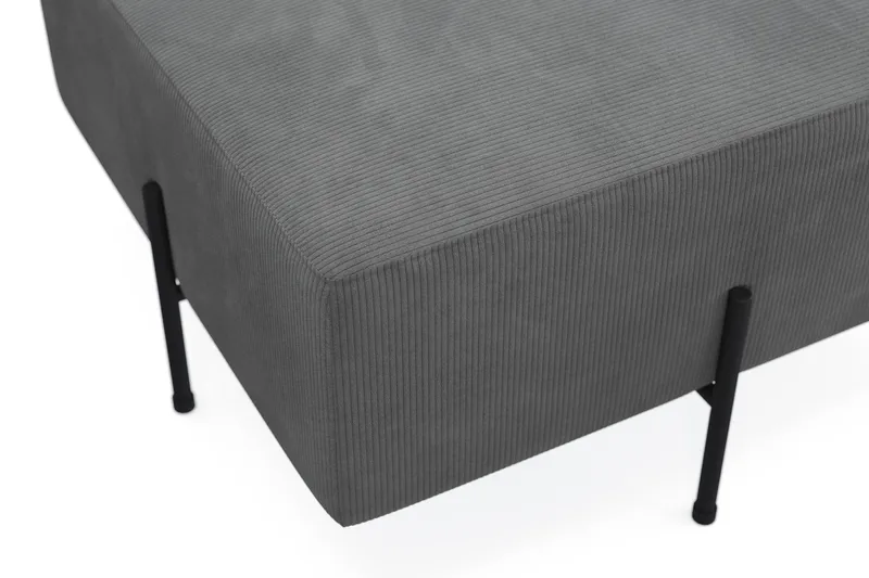 Menard Compact Sittpuff 70 cm Kvadratisk - Grå - Möbler - Fåtölj & stolar - Pall & puff - Sittpuff