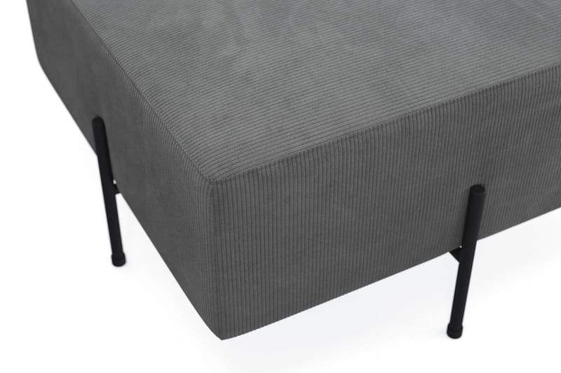 Menard Compact Sittpuff 70 cm Kvadratisk - Grå - Möbler - Fåtölj & stolar - Pall & puff - Sittpuff