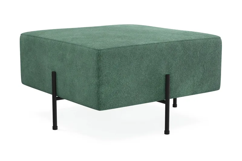 Menard Compact Sittpuff 70 cm Kvadratisk - Grön - Möbler - Fåtölj & stolar - Pall & puff - Sittpuff
