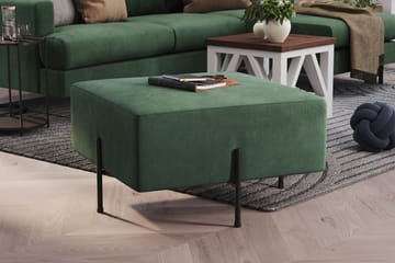 Menard Compact Sittpuff 70 cm Kvadratisk - Grön - Möbler - Fåtölj & stolar - Pall & puff - Sittpuff