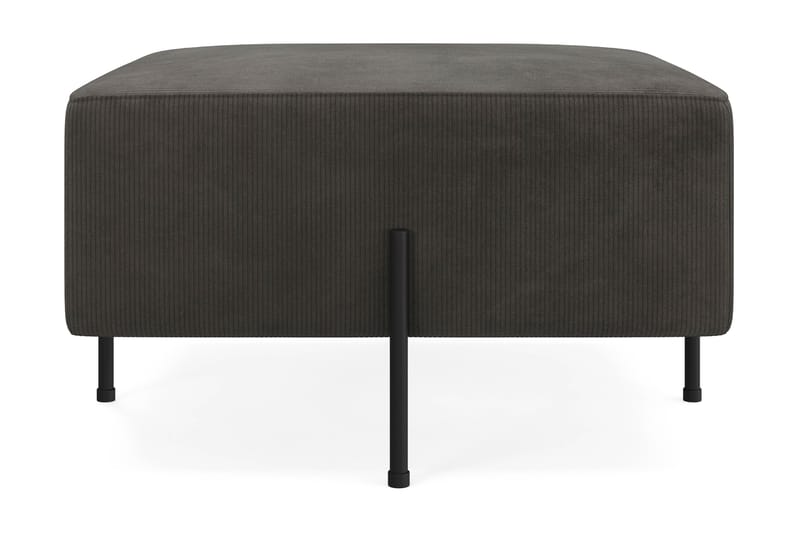 Menard Compact Sittpuff 70 cm Kvadratisk, Mörkgrå