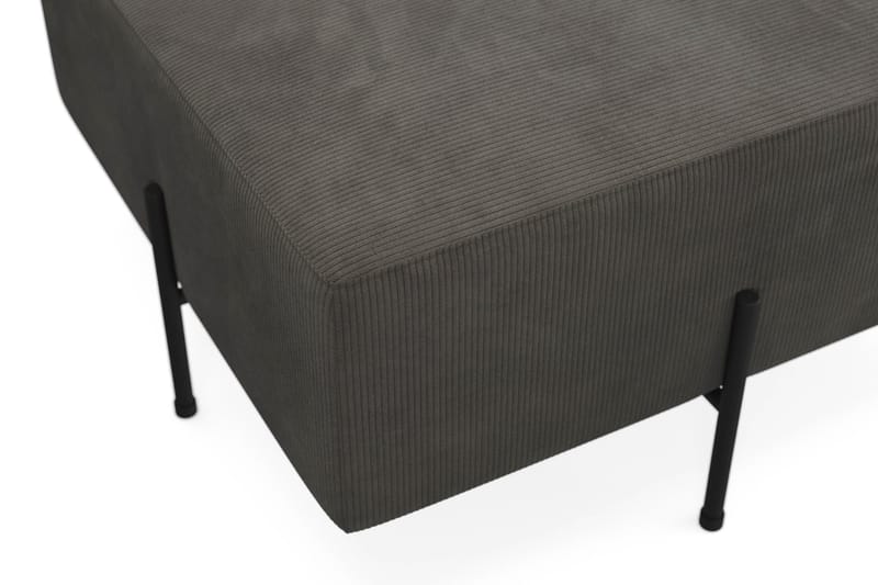 Menard Compact Sittpuff 70 cm Kvadratisk - Mörkgrå - Möbler - Fåtölj & stolar - Pall & puff - Sittpuff
