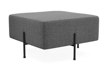 Menard Compact Sittpuff 70 cm Kvadratisk - Mörkgrå - Möbler - Fåtölj & stolar - Pall & puff - Sittpuff