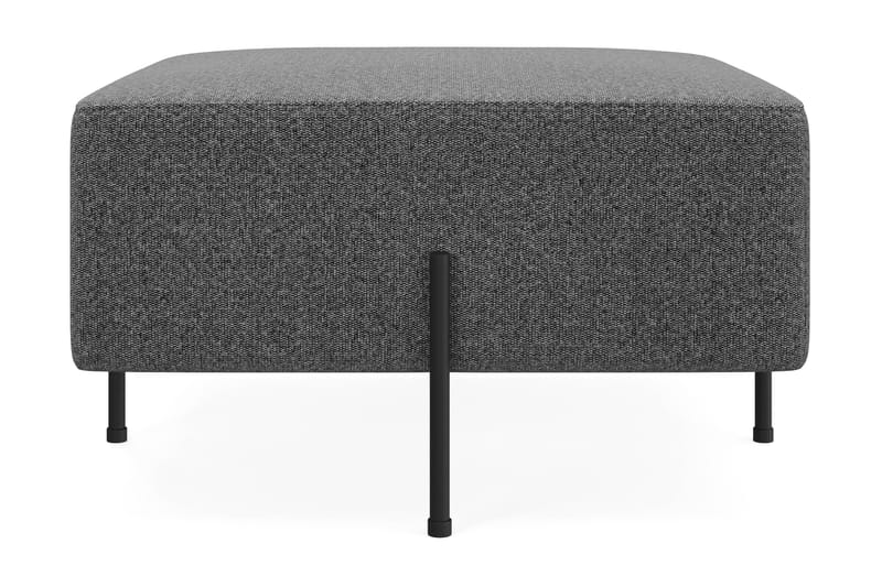 Menard Compact Sittpuff 70 cm Kvadratisk, Mörkgrå