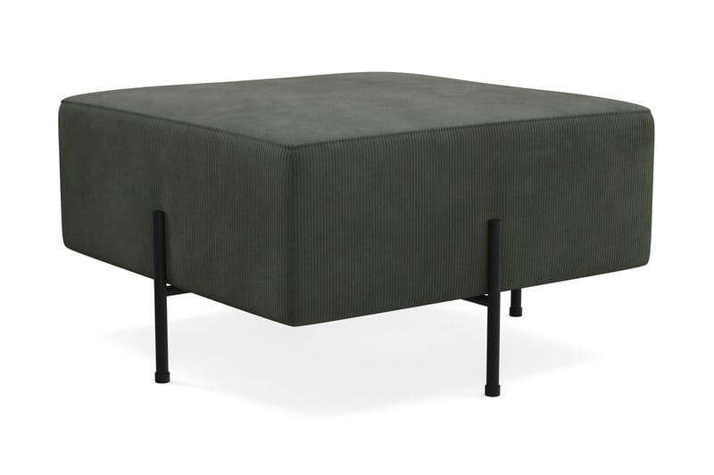 Menard Compact Sittpuff 70 cm Kvadratisk - Mörkgrön - Möbler - Fåtölj & stolar - Pall & puff - Sittpuff