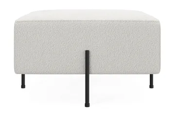 Menard Compact Sittpuff 70 cm Kvadratisk - Vit - Möbler - Fåtölj & stolar - Pall & puff - Sittpuff