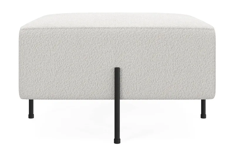 Menard Compact Sittpuff 70 cm Kvadratisk - Vit - Möbler - Fåtölj & stolar - Pall & puff - Sittpuff