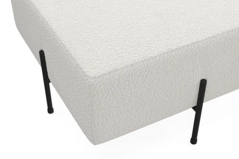 Menard Compact Sittpuff 70 cm Kvadratisk - Vit - Möbler - Fåtölj & stolar - Pall & puff - Sittpuff