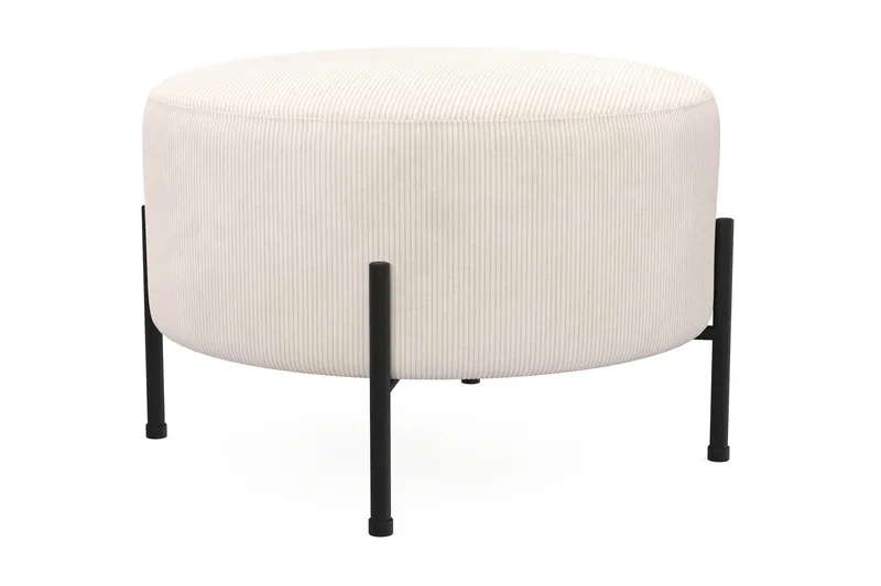 Menard Compact Sittpuff Rund 60 cm - Beige - Möbler - Fåtölj & stolar - Pall & puff - Sittpuff