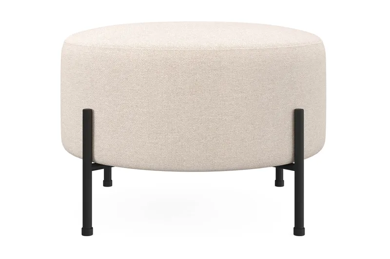 Menard Compact Sittpuff Rund 60 cm - Beige - Möbler - Fåtölj & stolar - Pall & puff - Sittpuff