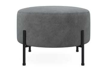 Menard Compact Sittpuff Rund 60 cm - Grå - Möbler - Fåtölj & stolar - Pall & puff - Sittpuff