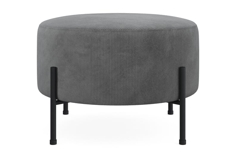 Menard Compact Sittpuff Rund 60 cm - Grå - Möbler - Fåtölj & stolar - Pall & puff - Sittpuff