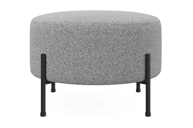 Menard Compact Sittpuff Rund 60 cm - Grå - Möbler - Fåtölj & stolar - Pall & puff - Sittpuff