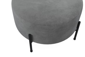 Menard Compact Sittpuff Rund 60 cm - Grå - Möbler - Fåtölj & stolar - Pall & puff - Sittpuff