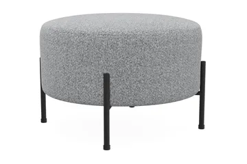 Menard Compact Sittpuff Rund 60 cm - Grå - Möbler - Fåtölj & stolar - Pall & puff - Sittpuff