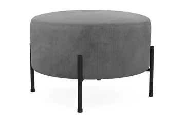 Menard Compact Sittpuff Rund 60 cm - Grå - Möbler - Fåtölj & stolar - Pall & puff - Sittpuff