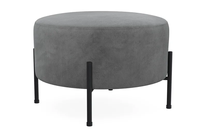 Menard Compact Sittpuff Rund 60 cm - Grå - Möbler - Fåtölj & stolar - Pall & puff - Sittpuff