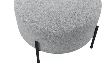 Menard Compact Sittpuff Rund 60 cm - Grå - Möbler - Fåtölj & stolar - Pall & puff - Sittpuff