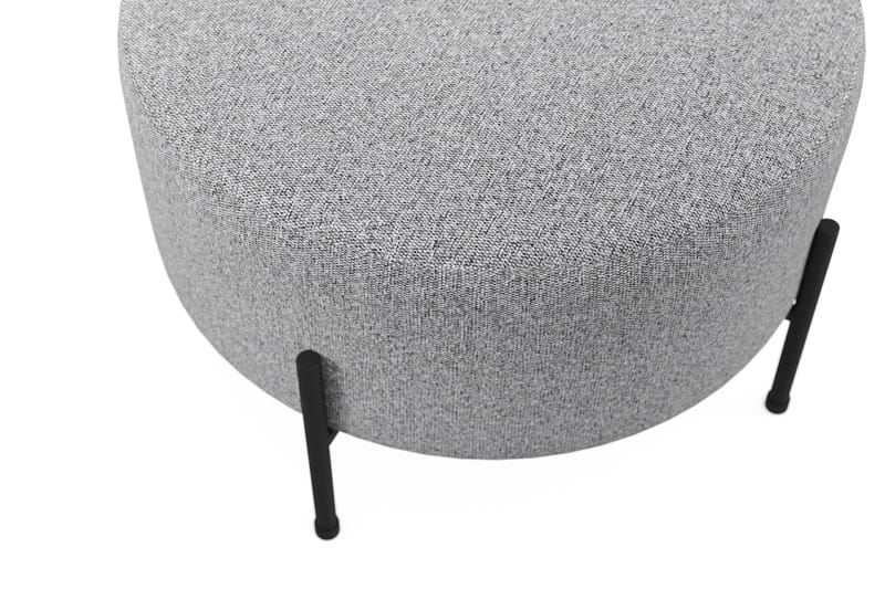 Menard Compact Sittpuff Rund 60 cm - Grå - Möbler - Fåtölj & stolar - Pall & puff - Sittpuff