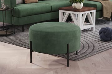 Menard Compact Sittpuff Rund 60 cm - Grön - Möbler - Fåtölj & stolar - Pall & puff - Sittpuff