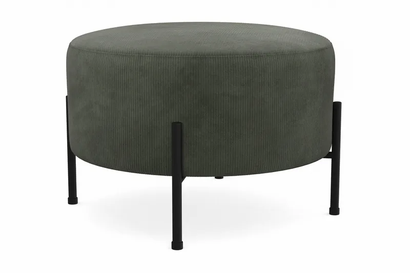 Menard Compact Sittpuff Rund 60 cm - Mörkgrön - Möbler - Fåtölj & stolar - Pall & puff - Sittpuff