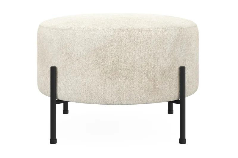 Menard Compact Sittpuff Rund 60 cm, Vit