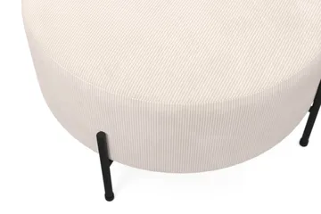 Menard Compact Sittpuff Rund 70 cm - Beige - Möbler - Fåtölj & stolar - Pall & puff - Sittpuff