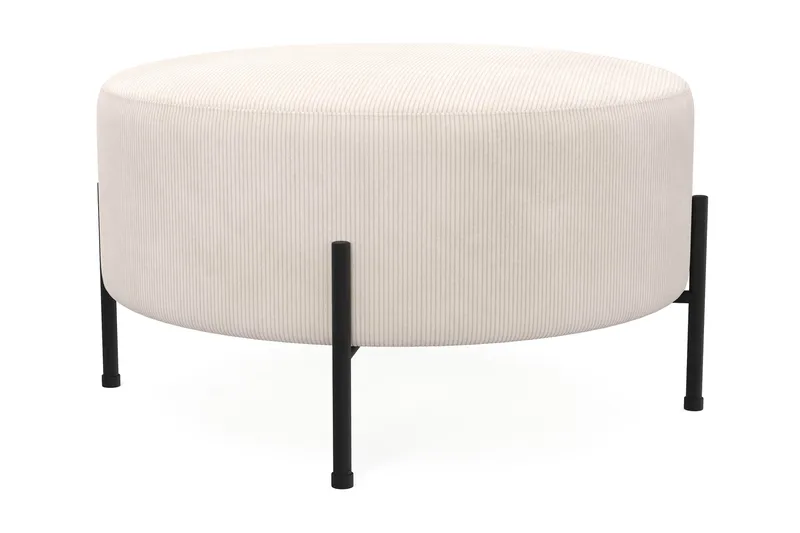 Menard Compact Sittpuff Rund 70 cm - Beige - Möbler - Fåtölj & stolar - Pall & puff - Sittpuff