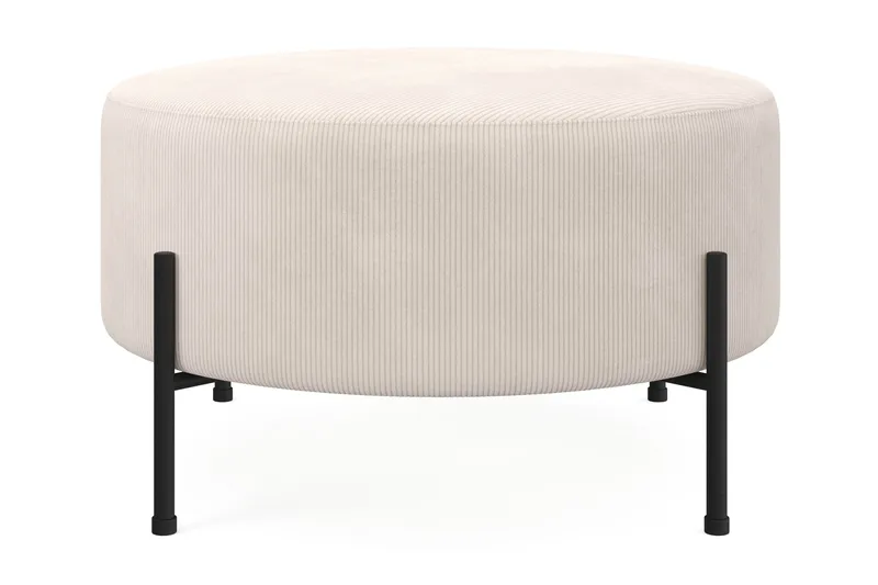 Menard Compact Sittpuff Rund 70 cm - Beige - Möbler - Fåtölj & stolar - Pall & puff - Sittpuff