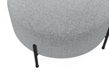 Menard Compact Sittpuff Rund 70 cm - Grå - Möbler - Fåtölj & stolar - Pall & puff - Sittpuff