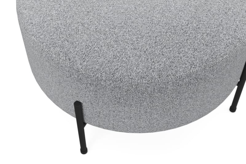 Menard Compact Sittpuff Rund 70 cm - Grå - Möbler - Fåtölj & stolar - Pall & puff - Sittpuff