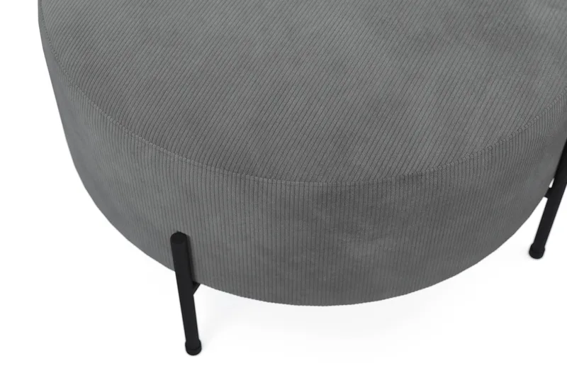 Menard Compact Sittpuff Rund 70 cm - Grå - Möbler - Fåtölj & stolar - Pall & puff - Sittpuff