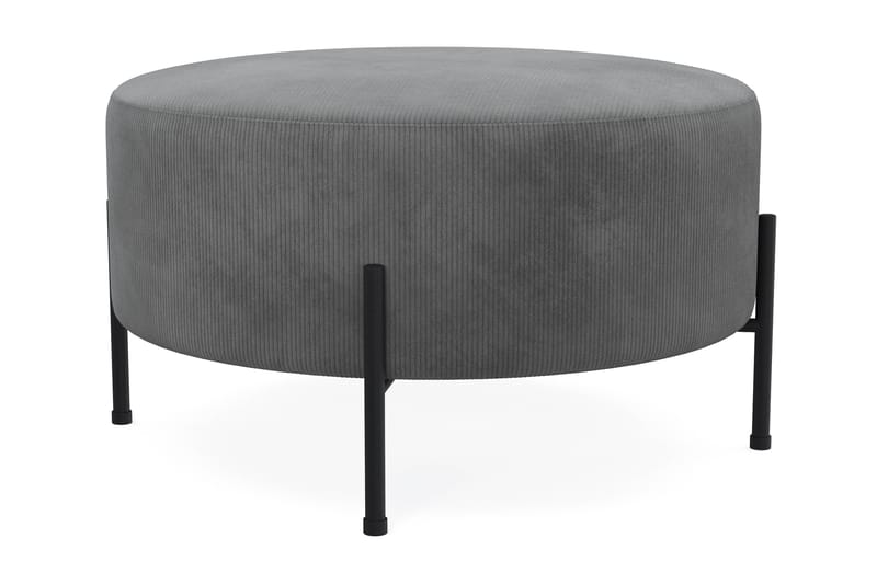 Menard Compact Sittpuff Rund 70 cm - Grå - Möbler - Fåtölj & stolar - Pall & puff - Sittpuff
