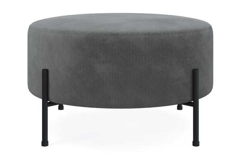 Menard Compact Sittpuff Rund 70 cm - Grå - Möbler - Fåtölj & stolar - Pall & puff - Sittpuff