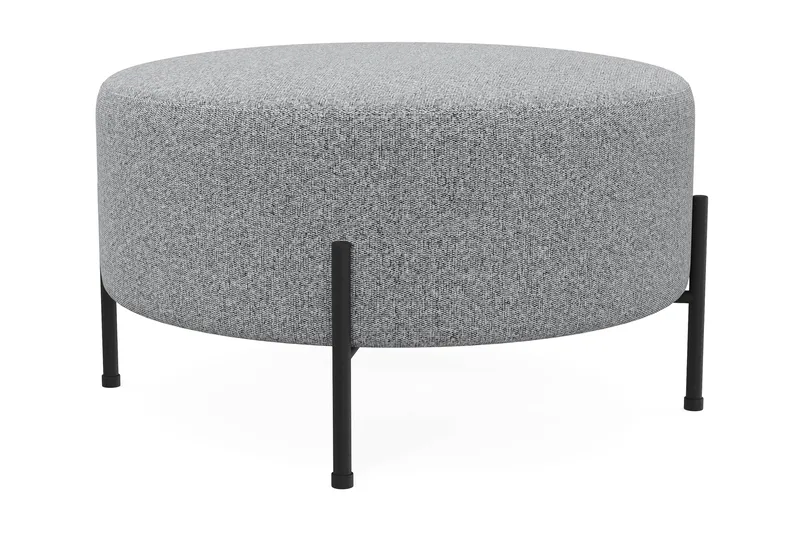 Menard Compact Sittpuff Rund 70 cm - Grå - Möbler - Fåtölj & stolar - Pall & puff - Sittpuff