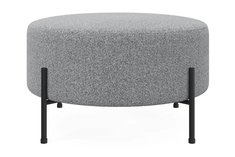 Menard Compact Sittpuff Rund 70 cm - Grå - Möbler - Fåtölj & stolar - Pall & puff - Sittpuff