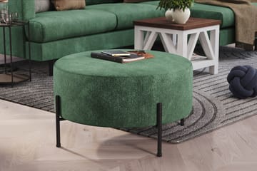 Menard Compact Sittpuff Rund 70 cm - Grön - Möbler - Fåtölj & stolar - Pall & puff - Sittpuff