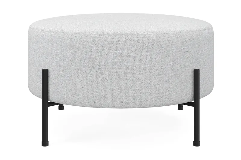 Menard Compact Sittpuff Rund 70 cm - Ljusgrå - Möbler - Fåtölj & stolar - Pall & puff - Sittpuff