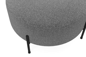 Menard Compact Sittpuff Rund 70 cm - Mörkgrå - Möbler - Fåtölj & stolar - Pall & puff - Sittpuff