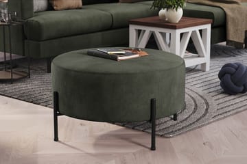 Menard Compact Sittpuff Rund 70 cm - Mörkgrön - Möbler - Fåtölj & stolar - Pall & puff - Sittpuff