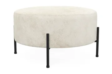 Menard Compact Sittpuff Rund 70 cm - Vit - Möbler - Fåtölj & stolar - Pall & puff - Sittpuff