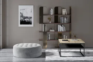 Montyda Sittpuff Rund - Grå - Möbler - Fåtölj & stolar - Pall & puff - Sittpuff