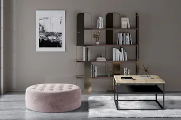 Montyda Sittpuff Rund - Rosa - Möbler - Fåtölj & stolar - Pall & puff - Sittpuff