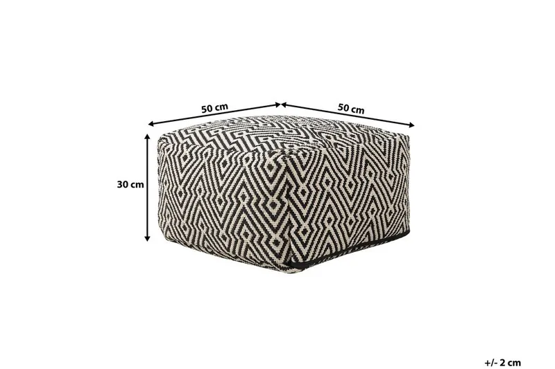 Mukki Sittpuff 50 cm - Svart - Möbler - Fåtölj & stolar - Pall & puff - Sittpuff