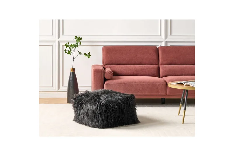 Sittpuff Mukki Svart - Svart - Möbler - Fåtölj & stolar - Pall & puff - Sittpuff