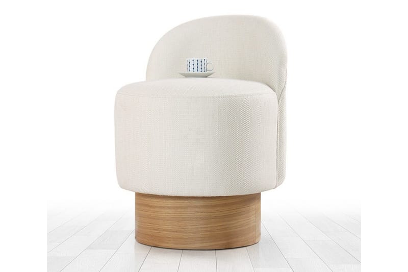 Muktan Sittpuff 47 cm - Cream - Möbler - Fåtölj & stolar - Pall & puff - Sittpuff