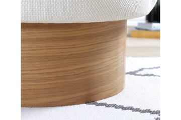 Muktan Sittpuff 47 cm - Cream - Möbler - Fåtölj & stolar - Pall & puff - Sittpuff